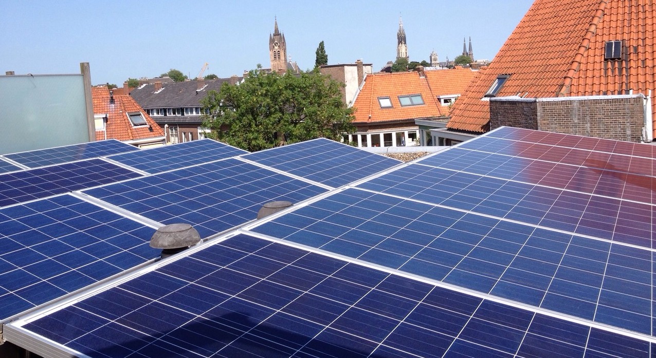 zonnepanelen te Delft
