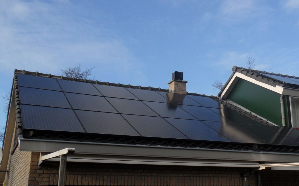 zonnepanelen op schuin dak